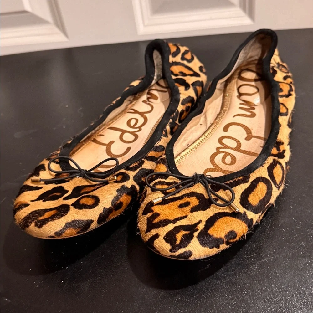 Sam Edelman Leopard Print Flats size 9.5